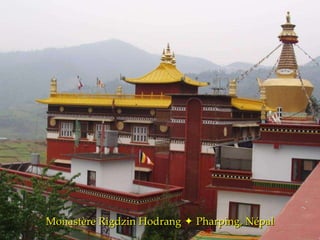 Monastère Rigdzin Hodrang    Pharping, Népal 
