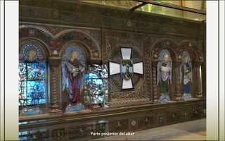 Parte posterior del altar
 