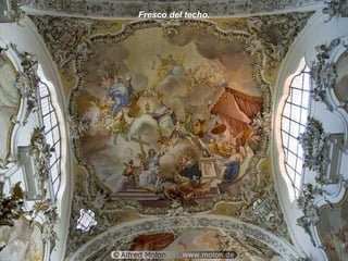 Fresco del techo.
