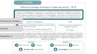 Production contenu
Expertise ++
Qualité
 