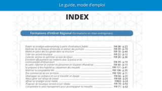 Le guide, mode d’emploi
 