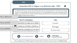 Pour démarrer
Suite ADN23...
Pour les POT
 
