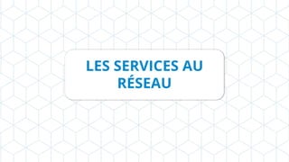 LES SERVICES AU
RÉSEAU
 