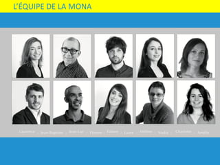 L’ÉQUIPE	DE	LA	MONA
 