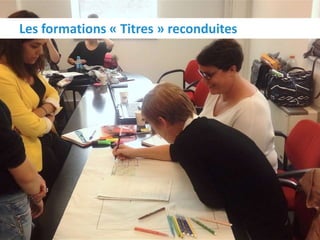 Les formations « Titres » reconduites
 
