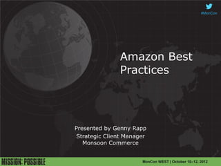 Amazon Best Practices | PPT