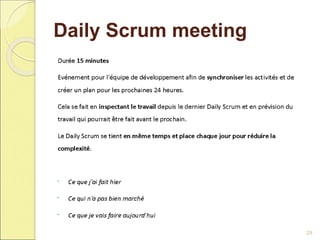 Daily Scrum meeting
28
 