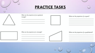 PRACTICE TASKS
 