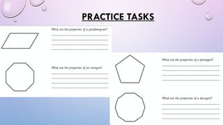 PRACTICE TASKS
 