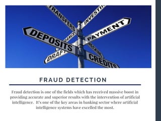 Fraud detection is one of the fields which has received massive boost in
providing accurate and superior results with the ...