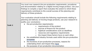 Media work regulation and logstics