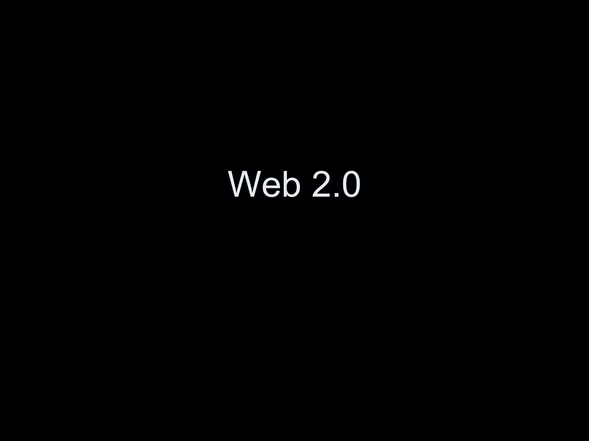 Web 2.0 