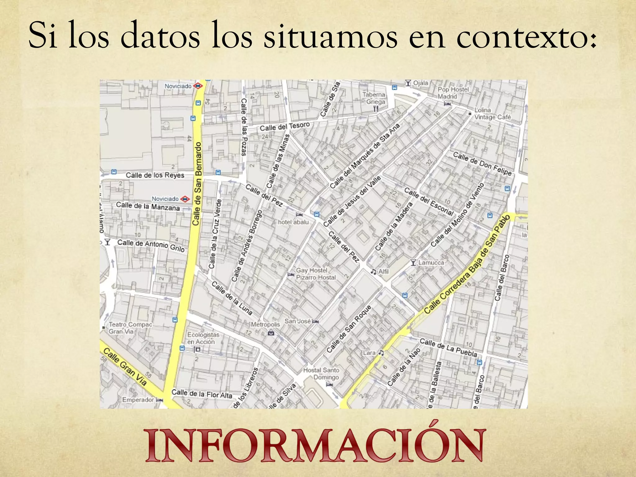 Si los datos los situamos en contexto: 