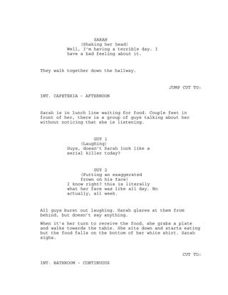Monday Comic Script Monday syndrome script | PDF