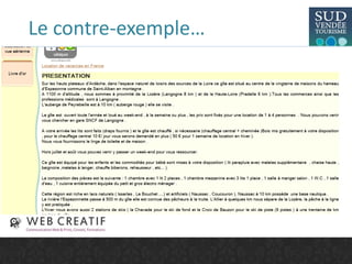 Le contre-exemple…
 