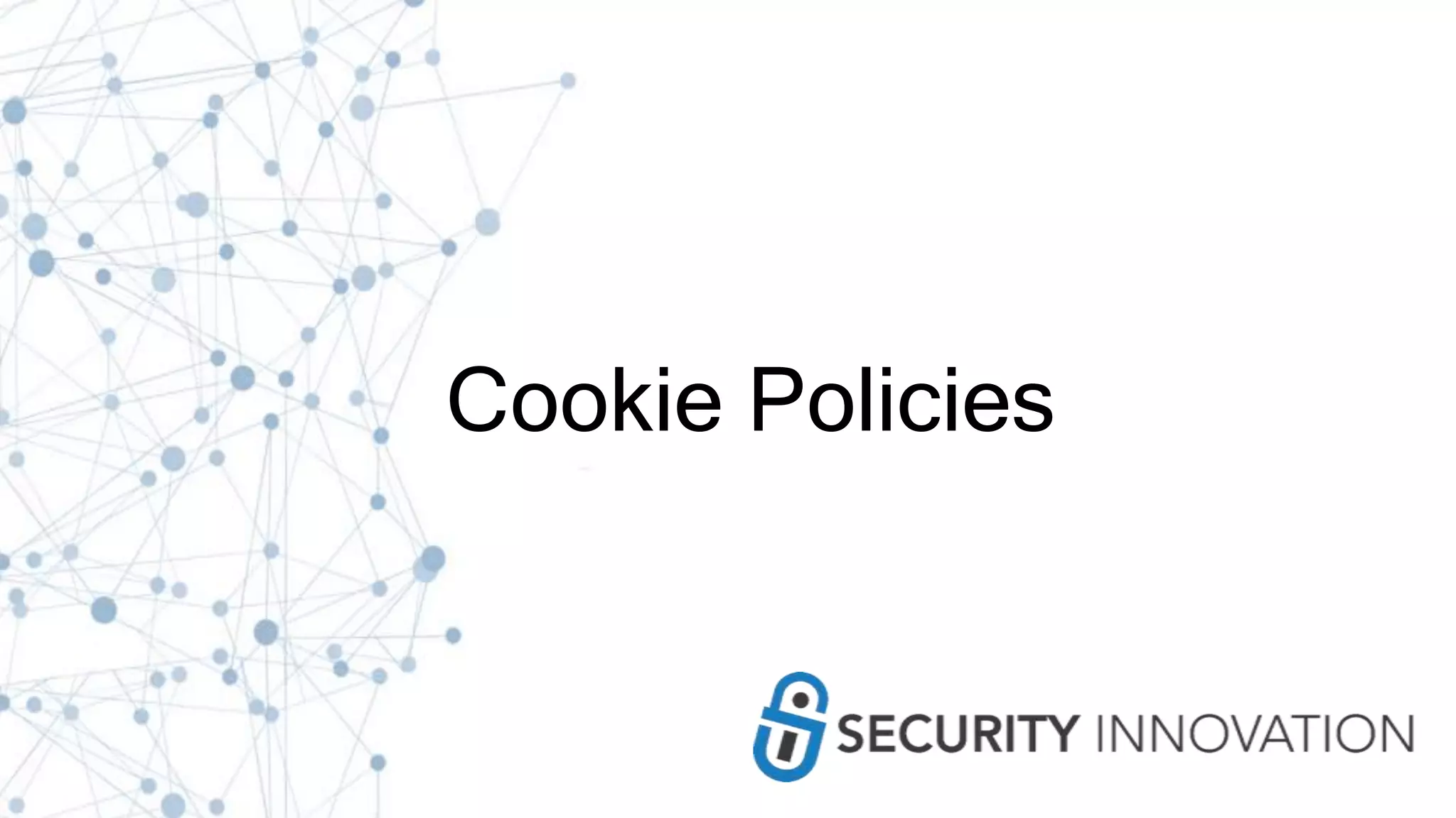 Cookie Policies
 