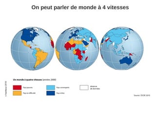 On peut parler de monde à 4 vitesses
 
