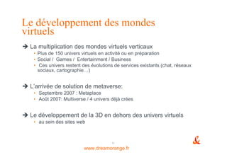 Mondesvirtuels Metaverse  Dreamorange  J Duprat