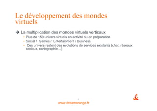 Mondesvirtuels Metaverse  Dreamorange  J Duprat