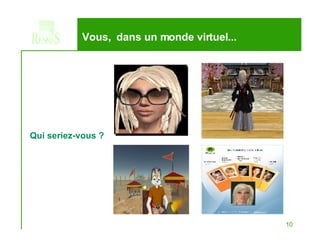 Vous,  dans un monde virtuel... Qui seriez-vous ? 
