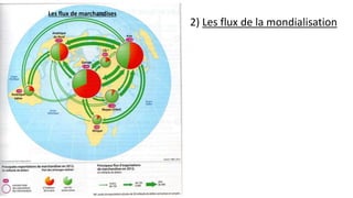 2) Les flux de la mondialisation
Les flux de marchandises
 