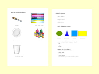 Primary colours -Mondrian