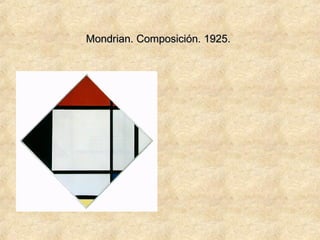 Mondrian. Composición. 1925.Mondrian. Composición. 1925.
 