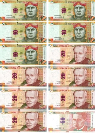 Monedas y billetes del Perú