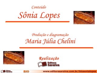 Conteúdo

Sônia Lopes
   Produção e diagramação
 Maria Júlia Chelini

       Realização
 