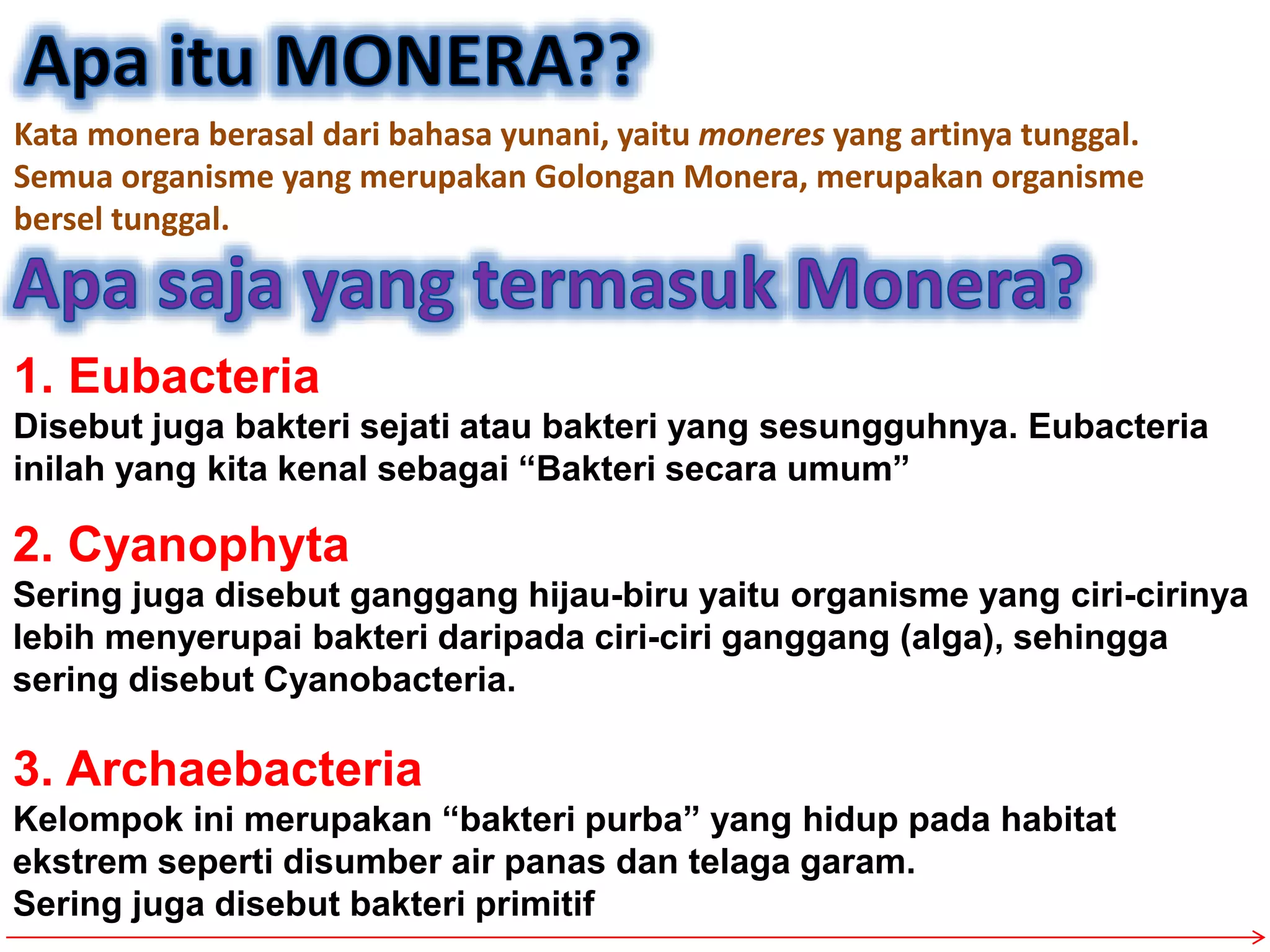 kingdom Monera----Bakteri-----kelas X SMA | PPTX