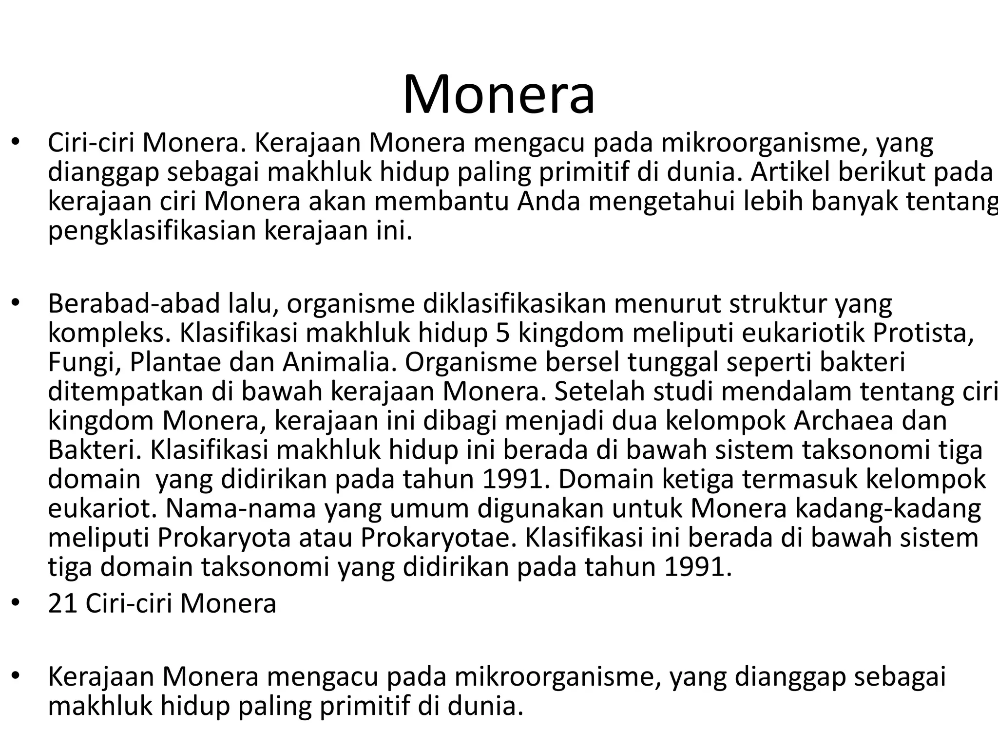 Monera , protista , fungi | PPTX