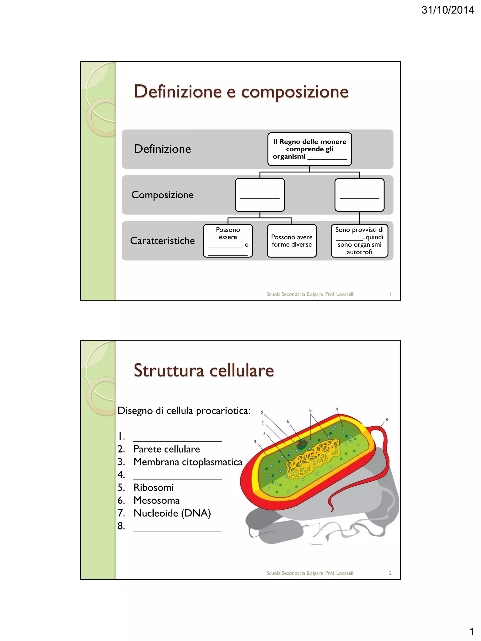 Monere verifica | PDF