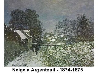 Neige a Argenteuil - 1874-1875   