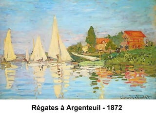 Régates à Argenteuil - 1872
 