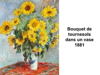Bouquet de
tournesols
dans un vase
1881
 