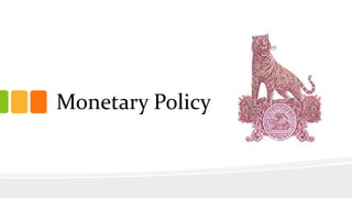 Monetary and fiscal policy of india | PPTX