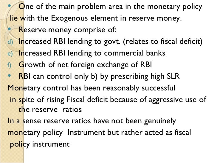 monetary policy instrument in india What is monetary policy and what are the instruments of monetary policy, explain in detail also discuss the objectives of monetary policy. monetary policy instrument in india What is monetary policy and what are the instruments of monetary policy, explain in detail also discuss the objectives of monetary policy.