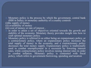 Monetary policy | PPT