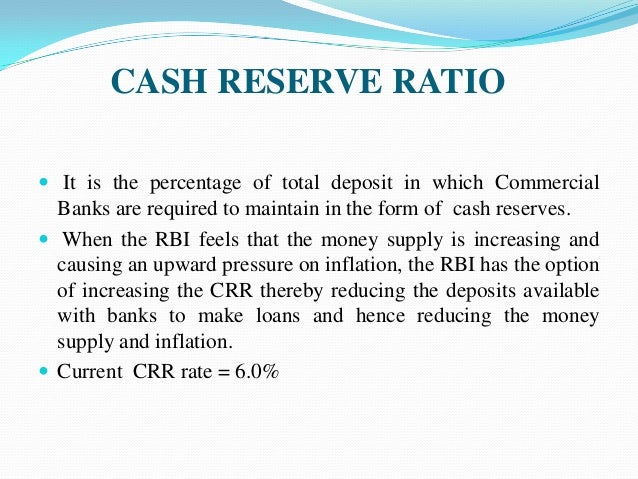 monetary policy and required reserve ratio Introduction to minimum reserves - the deposit credit institutions in the euro area are required to hold on accounts with their national central bank. monetary policy and required reserve ratio Introduction to minimum reserves - the deposit credit institutions in the euro area are required to hold on accounts with their national central bank.