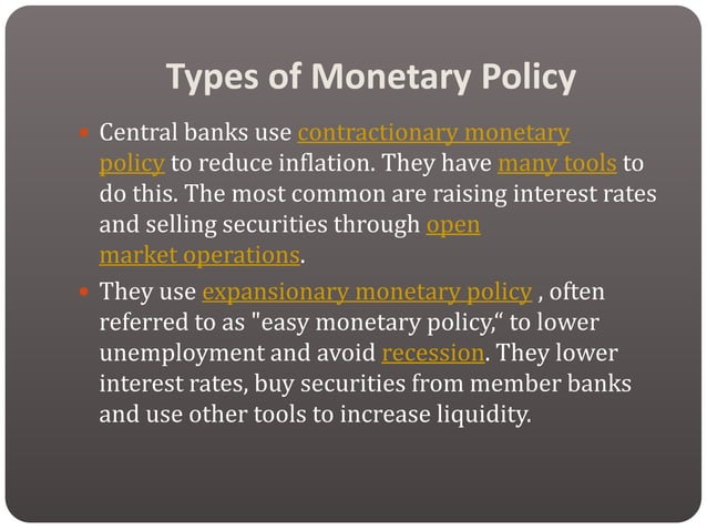 Monetary policy | PPT