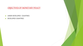 Monetary policy | PPTX