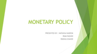 Monetary policy | PPT
