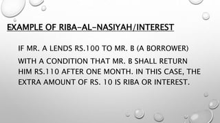 Interest Riba Monetary policy and islamic banking | PPTX