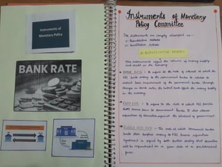 Instruments of
Monetary Policy
BANK RATE
·---··
111111 111111
•· I
1111
Ill '
,.,·~-
_
RopoR•t•
.
~
1"'- ~~.U/1)1,~ 0..0.t. J.~~ .(.~ ~ •,-
0 l Qw:i,~i.~ ~
( _ 1 - ) ~ ~ " ~
vn QL'• 1'.11 Tt11"IVE M(llOf.S
-l
~ ~~~ ~~ ~ /~'4. &ob · ~ .4~
-0.Md., ~ ~ ;ifu. ~~ .
.+ BANK f.?.A1E. :- ~ ~ ±e 1N. ~ ~ i..~~ ~ ~t~ .kN.
is1 ~ ~ ~ ~ .,um.~ &..~ ~ ~ :tal
~ ~ ~ ~ fJt ~ u,.~. ~
~u. .i.w ~ .x.o:tt,, jfu_ ~ ba.~~ ~ ~ .,~• ~~
.MN &J,c.&~.
➔ REPo RA,E :- ~ ~ :ta 1fu. -9o:b. u ..u,tJ:c.P-. RM. t)Wd.u.
~ XlM'nl., ~ ts- ~ ~- ~ .Ah.& ~
~~~,A~ & ~crl;w,J. st ~ r . ~ -
1
·RMRSE R[('(J RA1f ,_ fu ,>«<t,,, o.t ~ ~-t,.,.Ju,
~~~ ~ ~ R B I . ~ ~
~~~d~~~il~~~
.wiJJ. ~ ~ ~ ..0., ~ ~ ~ ~ ~clt,~...J
F·
 