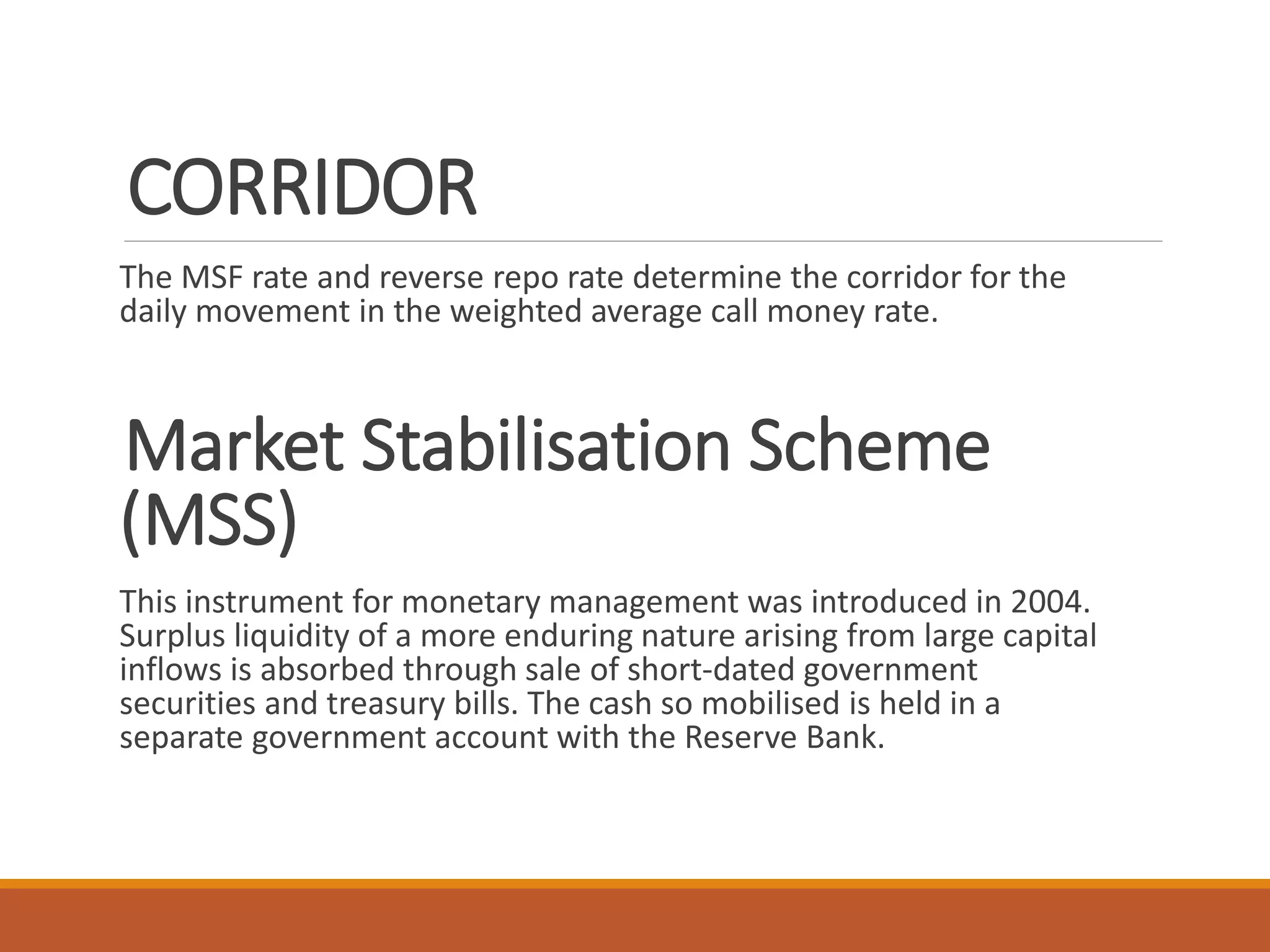 Monetary Policy Instruments: India | PPTX