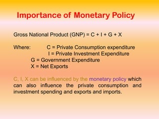 Monetary policy of rbi | PPTX