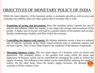 MONETARY POLICY OF RBI.pptx