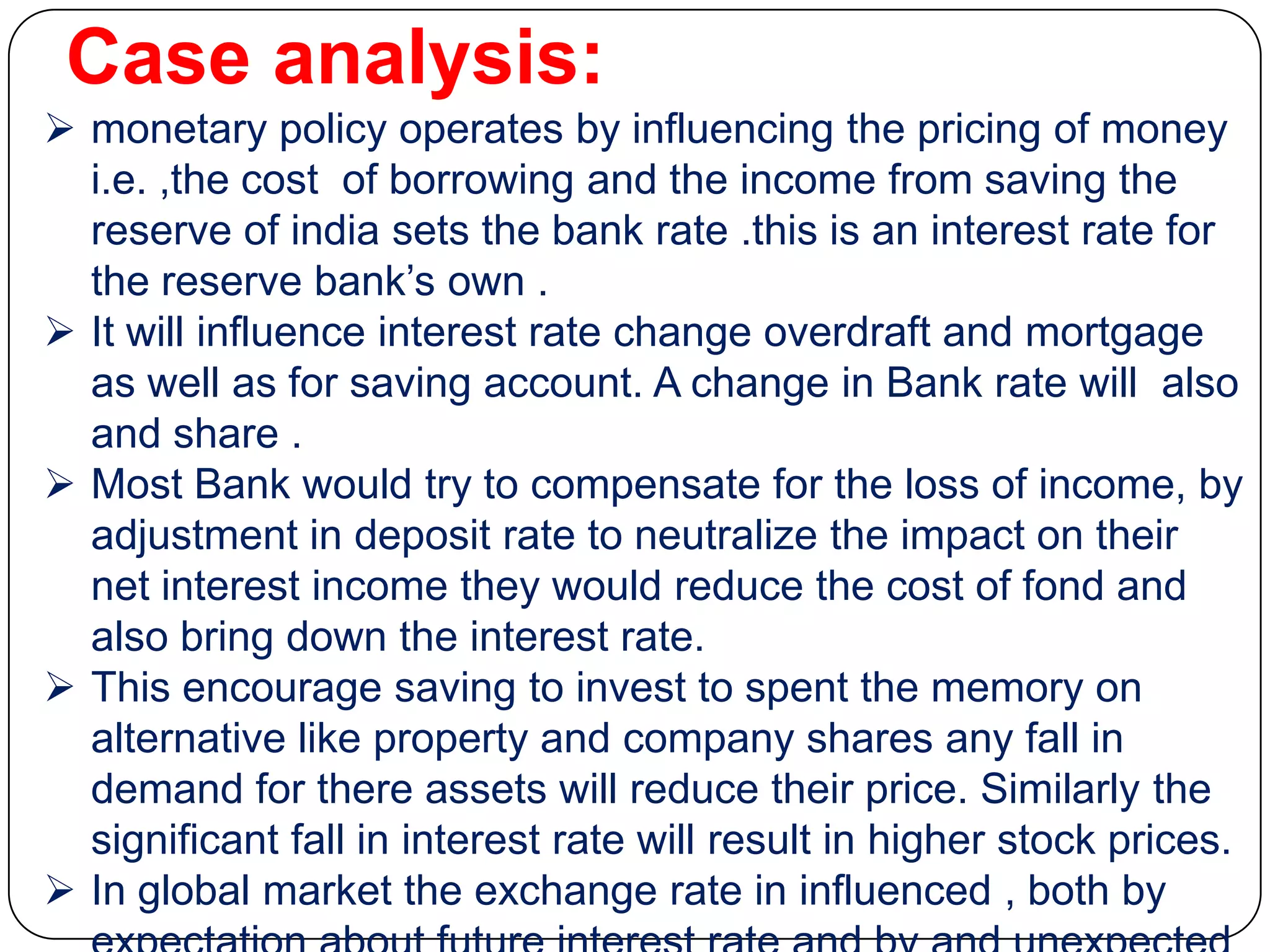 Monetary Policy Ppt Pptx