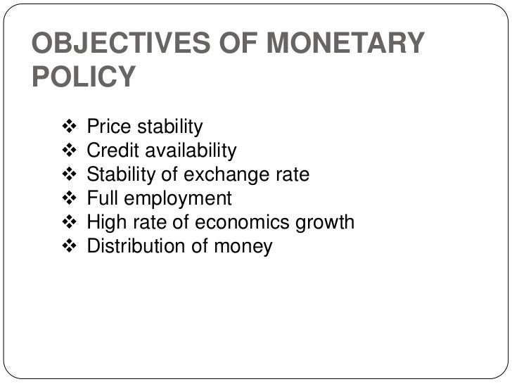 objectives of monetary policy Note introduction i’m planning to spend most of my time today talking about the objectives of monetary policy as you will hear, the fomc has made great progress in formulating, and communicating, the objectives of monetary policy to the public. objectives of monetary policy Note introduction i’m planning to spend most of my time today talking about the objectives of monetary policy as you will hear, the fomc has made great progress in formulating, and communicating, the objectives of monetary policy to the public.