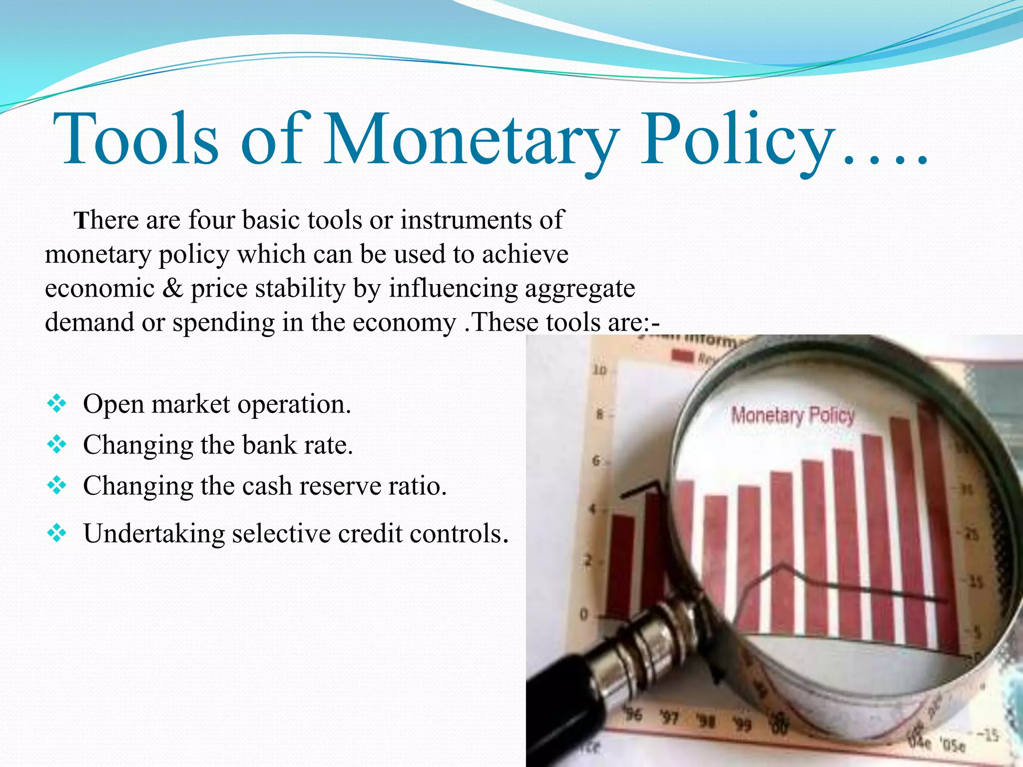 Monetary policy (theoritical) | PPTX